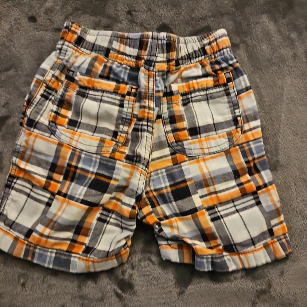 Gymboree Baby Boy Plaid Shorts size 12-18M Guc